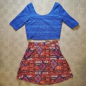 Tribal Skirt Set